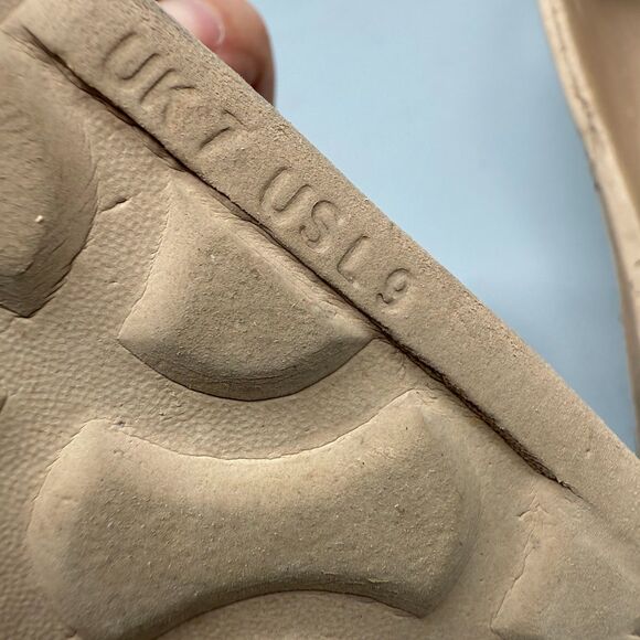 Betula by Birkenstock Women's 9 Tan Beige Rubber Sandals Buckle Slip-On Open Toe - Picture 6 of 11